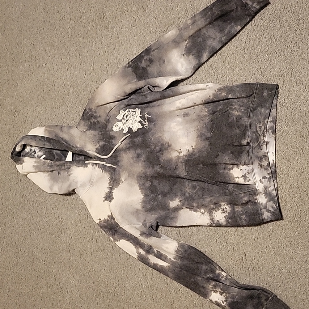 Black and white Obey hoodie